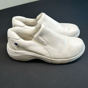 Nursemates Dove Leather Slip on Shoe